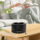 Flame Humidifier Birthday Office Farmhouse Desk Aroma Essential Oil Diffuser Black