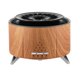 Flame Humidifier Birthday Office Farmhouse Desk Aroma Essential Oil Diffuser Wood