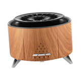 Flame Humidifier Birthday Office Farmhouse Desk Aroma Essential Oil Diffuser Wood