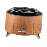 Flame Humidifier Birthday Office Farmhouse Desk Aroma Essential Oil Diffuser Wood