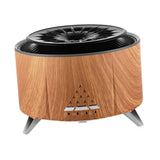 Flame Humidifier Birthday Office Farmhouse Desk Aroma Essential Oil Diffuser Wood