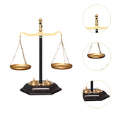 Maxbell Libra Jewelry Display Desktop Balance Scale Art for Bracelets Necklace Rings 20cmx25cm