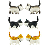 Maxbell 2 Pieces Cat Figurine Cabinet Knobs Lovely for Living Room Kitchen Furniture Brown