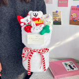 Maxbell Plush Doll Bouquet Cute Dog Bouquet for Engagement Anniversary Bridal Shower Yellow