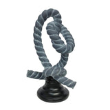 Knot Figurine Home Decoration Resin Ornament for Office Centerpieces Bedroom Blue