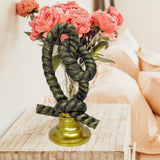 Knot Figurine Home Decoration Resin Ornament for Office Centerpieces Bedroom Gold