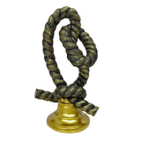 Knot Figurine Home Decoration Resin Ornament for Office Centerpieces Bedroom Gold