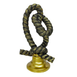 Knot Figurine Home Decoration Resin Ornament for Office Centerpieces Bedroom Gold