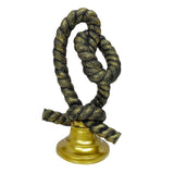 Knot Figurine Home Decoration Resin Ornament for Office Centerpieces Bedroom Gold