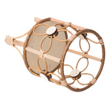 Handwoven Plant Stand Planter Rack Hotel Plant Table Corner Flowerpot Holder 21x28cm
