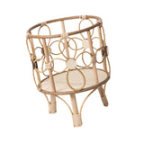Handwoven Plant Stand Planter Rack Hotel Plant Table Corner Flowerpot Holder 26x31cm