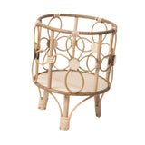 Handwoven Plant Stand Planter Rack Hotel Plant Table Corner Flowerpot Holder 26x31cm