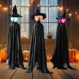 Maxbell 3Pcs Simulation Wizard Lamp Haunted House Horror Halloween Witch Ghost