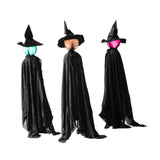Maxbell 3Pcs Simulation Wizard Lamp Haunted House Horror Halloween Witch Ghost