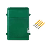 Maxbell Wall Mounted Mailbox with Combination Lock 13.5x10x4inch for Hotel Business Green