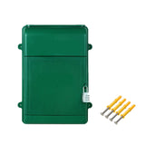 Maxbell Wall Mounted Mailbox with Combination Lock 13.5x10x4inch for Hotel Business Green
