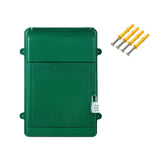 Maxbell Wall Mounted Mailbox with Combination Lock 13.5x10x4inch for Hotel Business Green