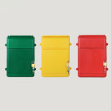 Maxbell Lockable Wall Hanging Mailbox Post Box Versatile Drop Box for Hotel Business Red