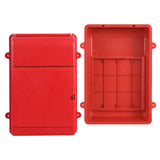 Maxbell Lockable Wall Hanging Mailbox Post Box Versatile Drop Box for Hotel Business Red