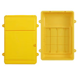 Maxbell Lockable Wall Hanging Mailbox Post Box Versatile Drop Box for Hotel Business Yellow