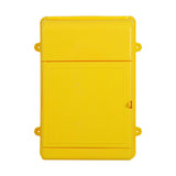 Maxbell Lockable Wall Hanging Mailbox Post Box Versatile Drop Box for Hotel Business Yellow