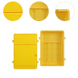 Maxbell Lockable Wall Hanging Mailbox Post Box Versatile Drop Box for Hotel Business Yellow