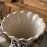 Ceramic Flower Vase Vintage Table Centerpiece for Entrance Living Room Party Style A