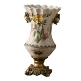 Ceramic Flower Vase Vintage Table Centerpiece for Entrance Living Room Party Style A