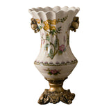 Ceramic Flower Vase Vintage Table Centerpiece for Entrance Living Room Party Style A