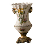 Ceramic Flower Vase Vintage Table Centerpiece for Entrance Living Room Party Style A