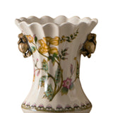 Ceramic Flower Vase Vintage Table Centerpiece for Entrance Living Room Party Style A