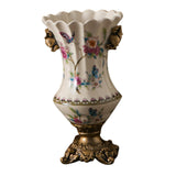 Ceramic Flower Vase Vintage Table Centerpiece for Entrance Living Room Party Style B