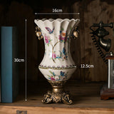 Ceramic Flower Vase Vintage Table Centerpiece for Entrance Living Room Party Style B