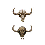 Cow Head Wall Decor Artwork Wall Sculpture for Farmhouse Gallery Living Room White