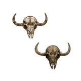 Cow Head Wall Decor Artwork Wall Sculpture for Farmhouse Gallery Living Room White