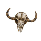 Cow Head Wall Decor Artwork Wall Sculpture for Farmhouse Gallery Living Room White