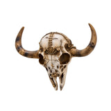 Cow Head Wall Decor Artwork Wall Sculpture for Farmhouse Gallery Living Room White