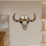 Cow Head Wall Decor Artwork Wall Sculpture for Farmhouse Gallery Living Room White