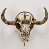 Cow Head Wall Decor Artwork Wall Sculpture for Farmhouse Gallery Living Room White