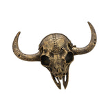 Cow Head Wall Decor Artwork Wall Sculpture for Farmhouse Gallery Living Room Black Gold