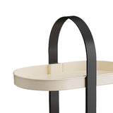 Vanity Organizer Shelf Multipurpose Storage Tray for Bedroom Desktop Kitchen Black Handle