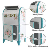 Maxbell Standing Mailbox Suggestion Box Post Newspaper Magazines Box Parcel Drop Box