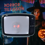 Maxbell Halloween Lighted Musical TV Halloween Decoration for Entryway Bedroom Decor