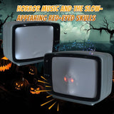 Maxbell Halloween Lighted Musical TV Halloween Decoration for Entryway Bedroom Decor