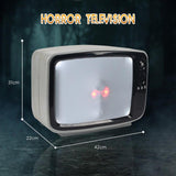 Maxbell Halloween Lighted Musical TV Halloween Decoration for Entryway Bedroom Decor