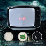 Maxbell Halloween Lighted Musical TV Halloween Decoration for Entryway Bedroom Decor