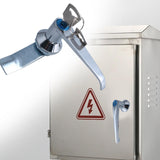 Maxbell Cabinet Door Handle Lock Replace Sturdy Handle cam Lock for Control Cabinets Key Type