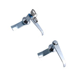Maxbell Cabinet Door Handle Lock Replace Sturdy Handle cam Lock for Control Cabinets Key Type