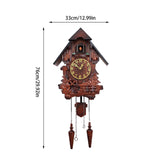 Maxbell Cuckoo Clock Decorative Cuckoo Bird Sounds Hourly for Restaurant Living Room Style A