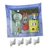 Spongebob Cartoon Tapestry Novelty for Dormitory Wall Dorm Decor Living Room Style E